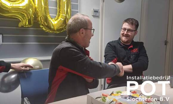 Dicky Muller is 40 jaar in dienst!